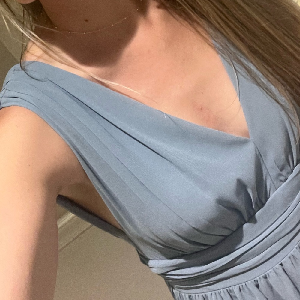Heavenly Hues Light Blue Maxi Dress - Picture 5 of 5